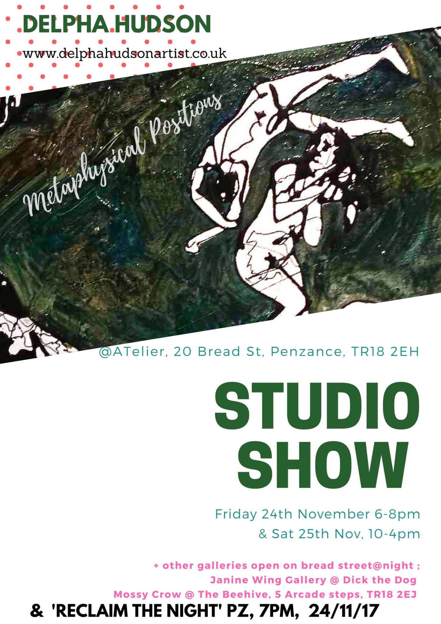 Studio Show @ 20 Bread St, Penzance, TR18 2EH