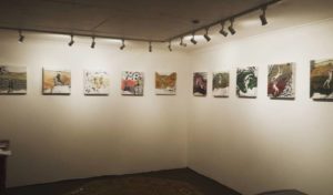 photo of painting installation