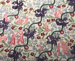 painting commission with figures and patterns