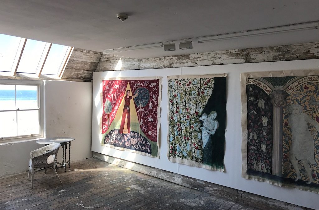 paintings at porthmeor studios