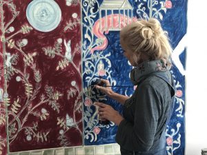 artist at work