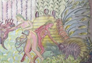 painting on paper