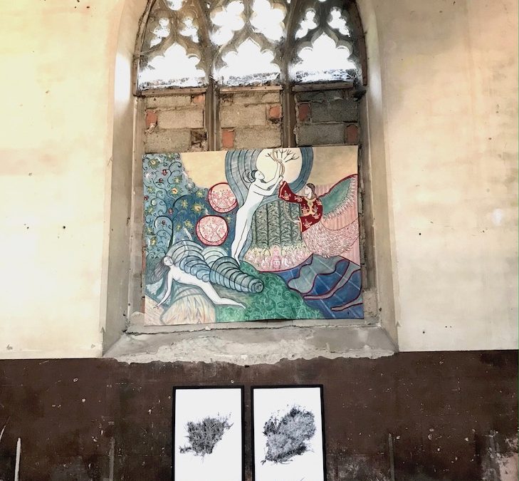 painting in a church