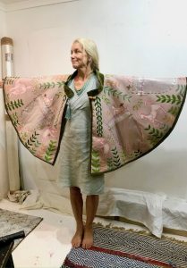 artists cape with pockets