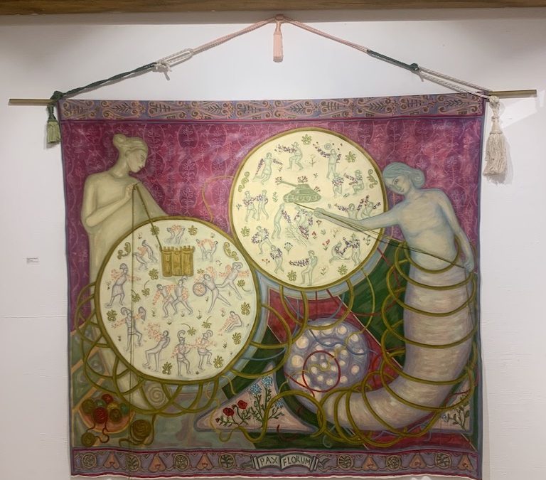 Painting at Tremenheere Gallery