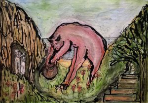 colourful contemporary art on paper