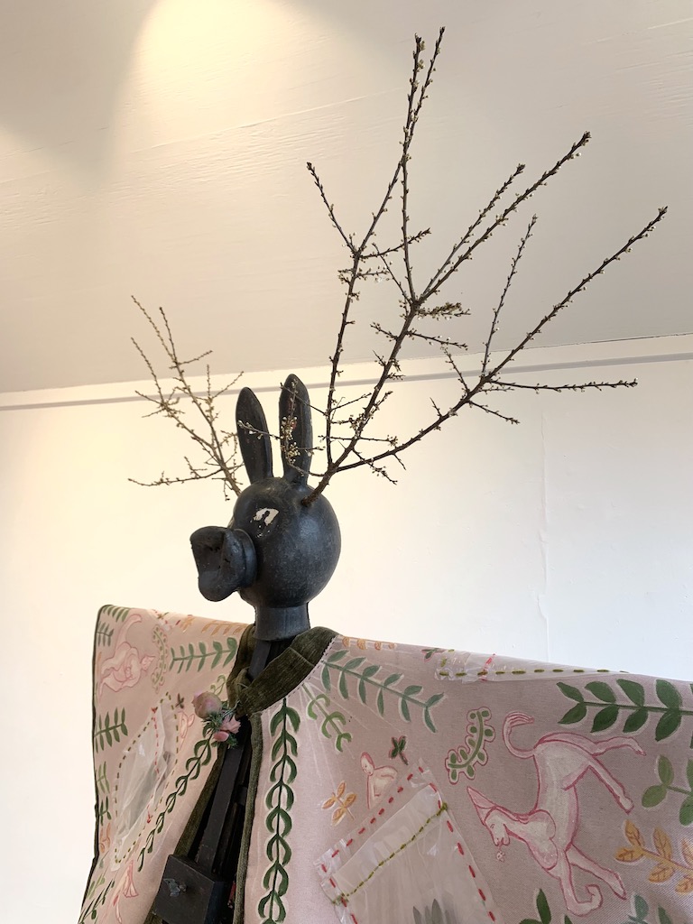 ecofeminist sculpture the mythical wolpertinger